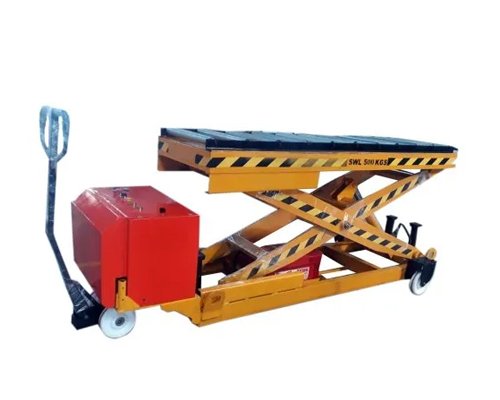 Semi Electric Scissor Lift with Die Loader